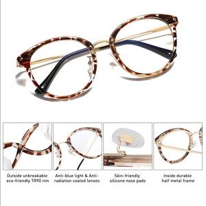 Leopard Print Anti Blue Light